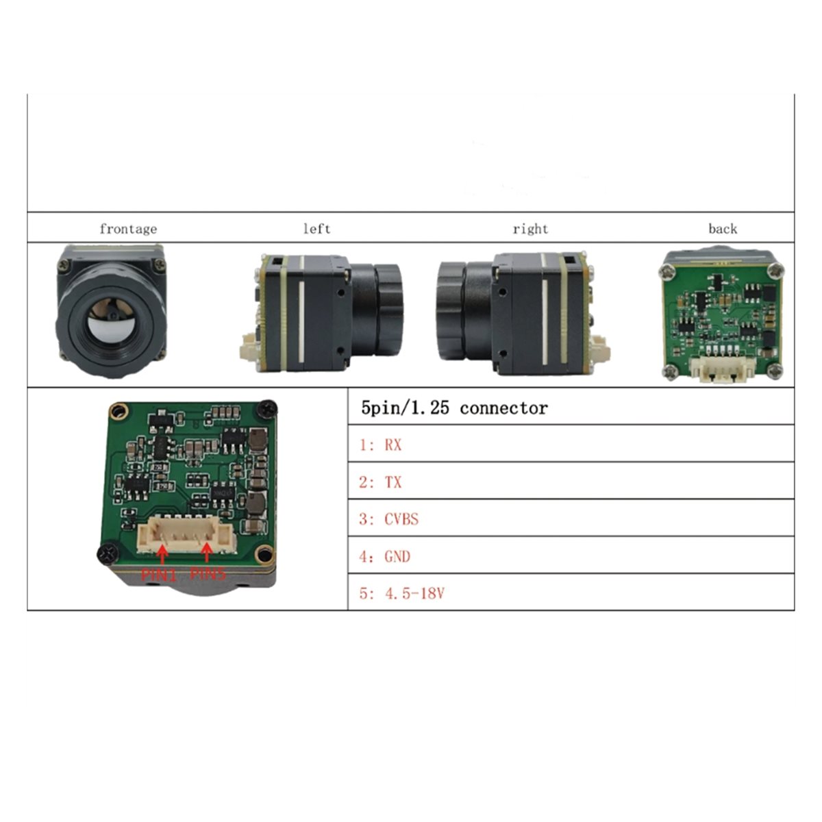 Modul Pencitraan Termal Infram - Thermal Imaging Camera 256X192 ulasan dan harga